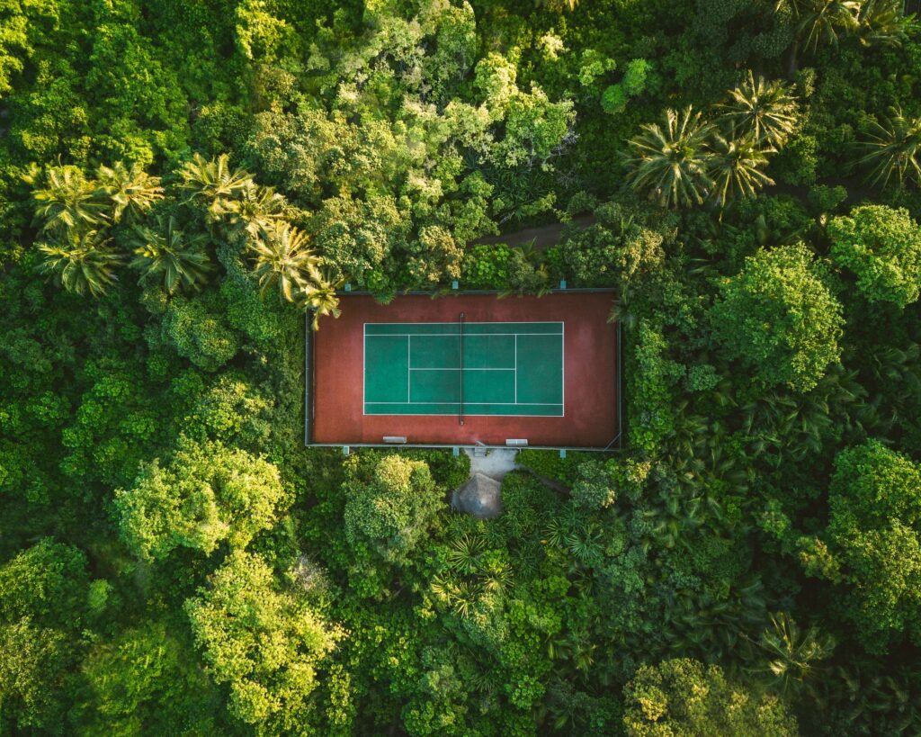 Soneva Fushi Tennis Court